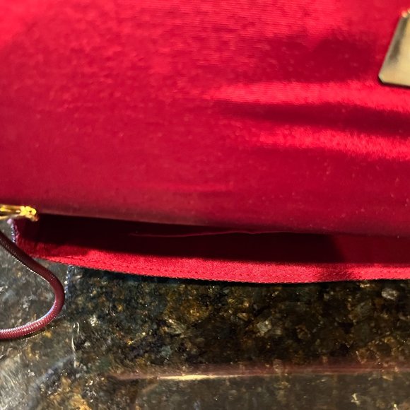 Vintage Retro GloMesh Burgundy Metal Mesh Clutch Bag  Purse - Australia - Picture 8 of 13